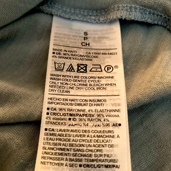 OLD NAVY ~ Luxe Tunic ~ (Small) Silver Sage Heather ~ Long Sleeve T-Shirt - Picture 7 of 9